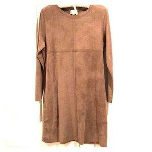 JOH suede look dress. Size small
